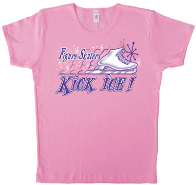 Pure Sport Figure Skating T-Shirt: Kick Ice