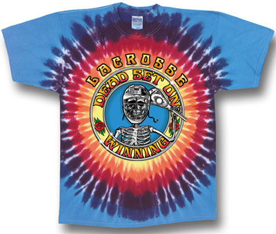 Pure Sport Lacrosse T-Shirt: Dead Set Tie Dye