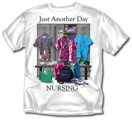 Coed Sportswear Nursing T-Shirt: Just Another Day Nursing