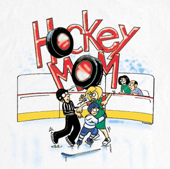 Pure Sport Long Sleeve Hockey T-Shirt: Hockey Mom Penalty