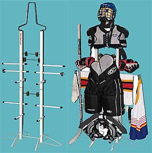 Sports Equipment Dryer Rack: Metal Locker Deluxe Model